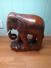 Large Solid Wood Hand Carved