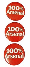 3 PACK OF 100% ARSENAL