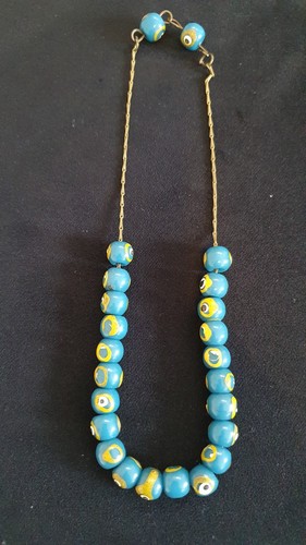 Vintage evil eye worry - vintage, bead