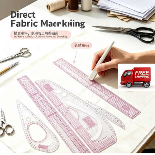 6pcs french curve - curve, ruler