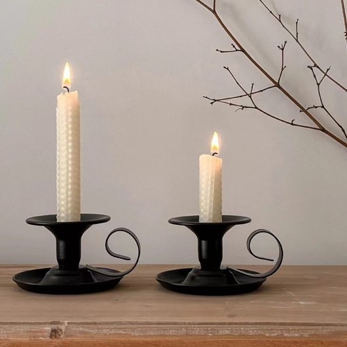 Iron candlestick stand candle - stand,