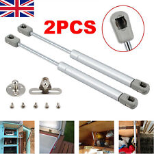 2PCS Lift Up Hydraulic Gas Spring Lid Flap Stay Hinge Strut Support Cabinet Door