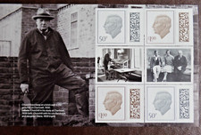 G.B. 2024 SG V5255L Winston Churchill ex Prestige Booklet pane umm