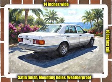 Metal Sign - 1985 Mercedes