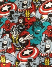 Marvel Avengers fabric UK fat