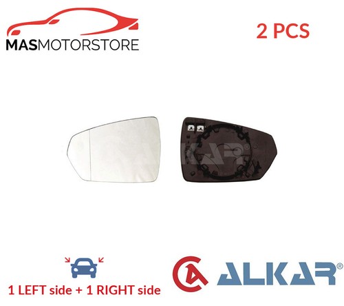 Rear view mirror glass pair - view,