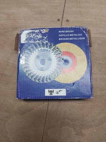150mm fine wire brush wheel - fine,