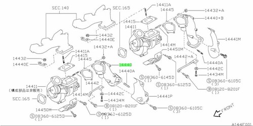 Outlet exhaust for - exhaust, nissan