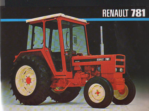 Renault 781 tractor - "781", brochure