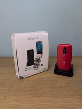 Doro 6820 4G Red Unlocked Big