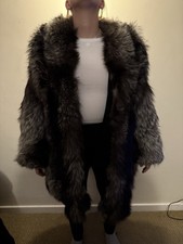 Silver Fox Fur Coat