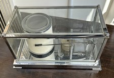 Antique CHROME BAROGRAPH BY Leon Maxant 30cm X 16cm X 15cm Made In France 338988