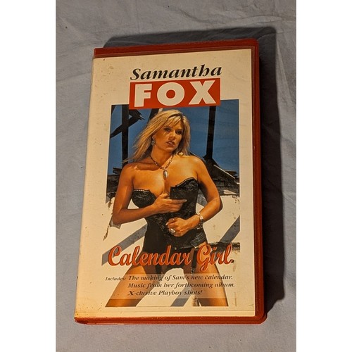 Samantha fox calendar - fox, vhs