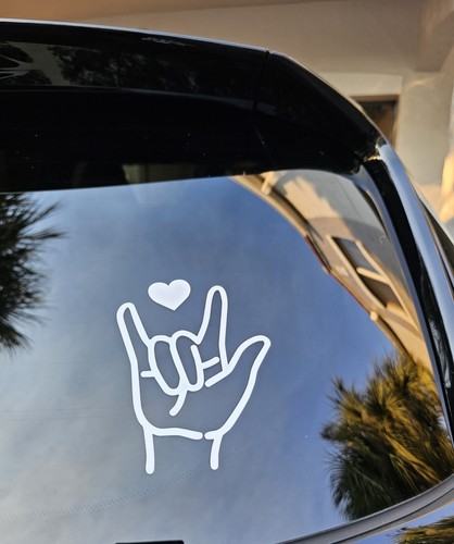 Love you american sign - you,
