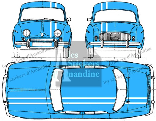 Bands for renault dauphine - bands,