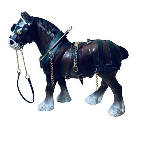 Vintage clydesdale draft - clydesdale, horse