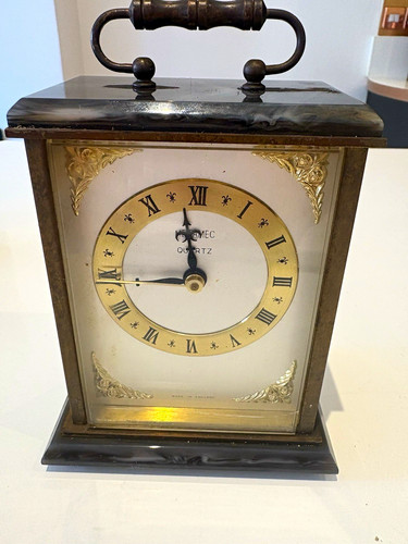 Metamec quartz carriage clock - metamec,