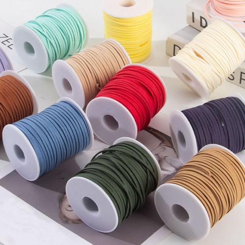 50yards faux suede braided - faux,