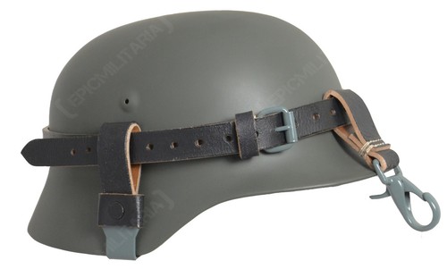Ww2 german helmet leather - ww2,