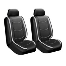 Front Car Seat Covers PU Leather Seat Protectors FOR FORD MONDEO ECOSPORT KA UK