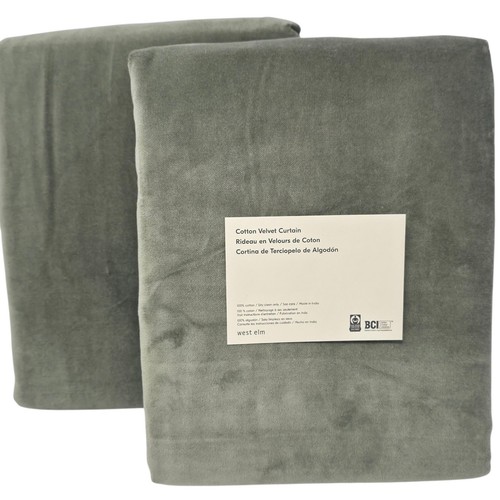 West elm cotton velvet - west,