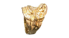 Used 9ct Gold Saddle Ring Iconic Wild West 17.6