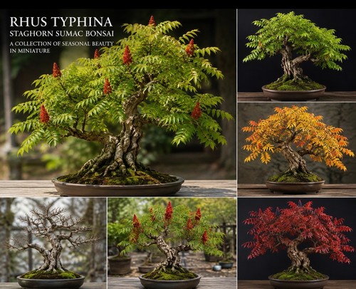 Bonsai starter rhus typhina - bonsai,