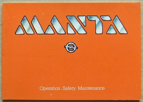 Opel manta car operation - opel,