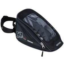Oxford M1R Magnetic 1 Ltr Litre Motorcycle Motorbike Luggage Tank Bag - Black