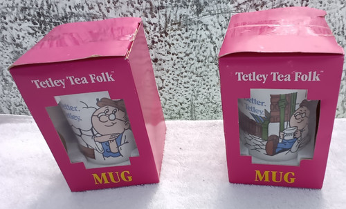 Tetley tea folk ceramic - tea,