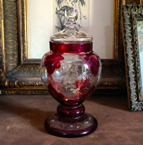 Vintage mary gregory - a,