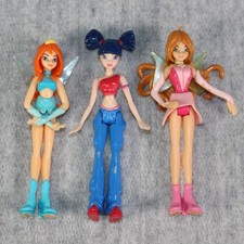 WINX CLUB MATTEL Fashion Doll Magical Minis Bloom Flora Musa Figure 2000s Lot 2