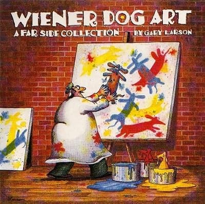 Wiener dog art - art:, far