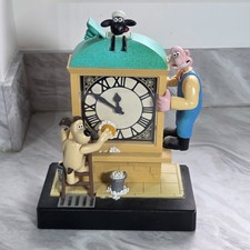 Wesco Wallace and Gromit 1998 Clock Tower Alarm Clock a Close Shave