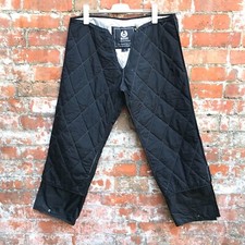 Belstaff Quilted Motorcycle Trouser Liner Medium Black Cold Weather Insulation
