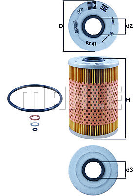 New oil filter for - new, bmw