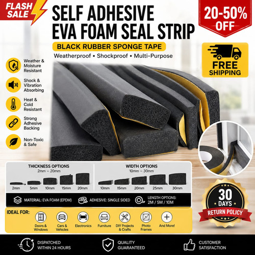 Self adhesive eva foam - adhesive, seal