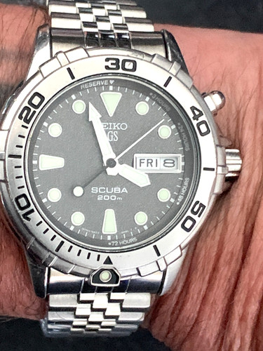Air divers scuba seiko kinetic - air,