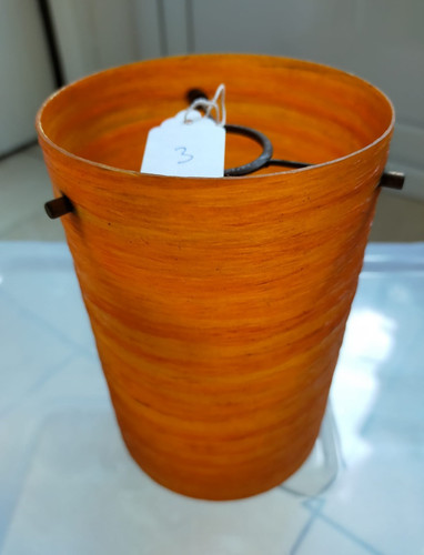 1970s spun fibreglass orange - fibreglass,
