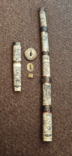 Antique japanese bone made - japanese,