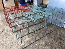 Used Bar Stools Set – 2x HAY Hee Bar Stools, Indoor/Outdoor, Stackable