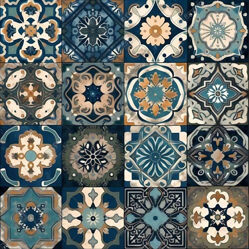 20x moroccan peel and stick - and,