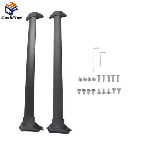 Aluminium black roof rails - roof,
