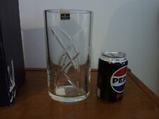 Waterford Crystal John Rocha Signature 8" Oval Vase Boxed