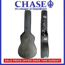 Farida Deluxe Classical / Acoustic / Dreadnought Guitar Hard Wood Case in Black 