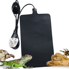 Reptile Vivarium PVC Heat Mats Heating with Temperature Adjustment - 4 Sizes