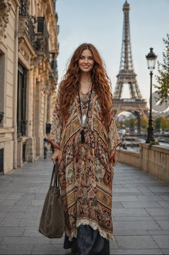 Zara paisley caftan - zara,