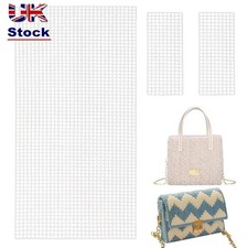 Plastic Mesh Canvas White Bag