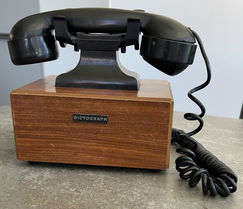 Vintage dictograph bakelite - vintage,