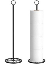 free standing toilet paper holder blackToilet Paper Holder Stand roll Vintage